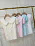 Cute Polka Dot Peter Pant Collar Tops